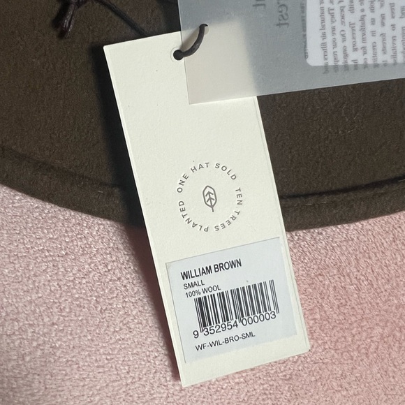 🐻 Will & Bear Hat Co. William Brown Wool Fedora hat - Picture 8 of 10